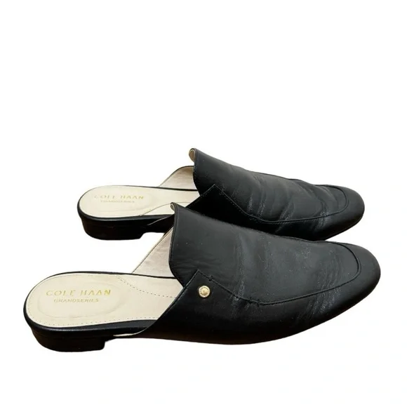 COLE HAAN Leather Mules Round toe shoes - Picture 1 of 9